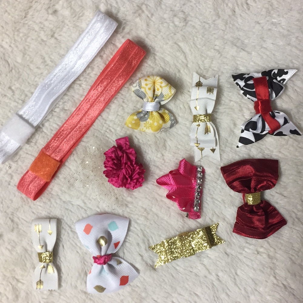 Headband clips